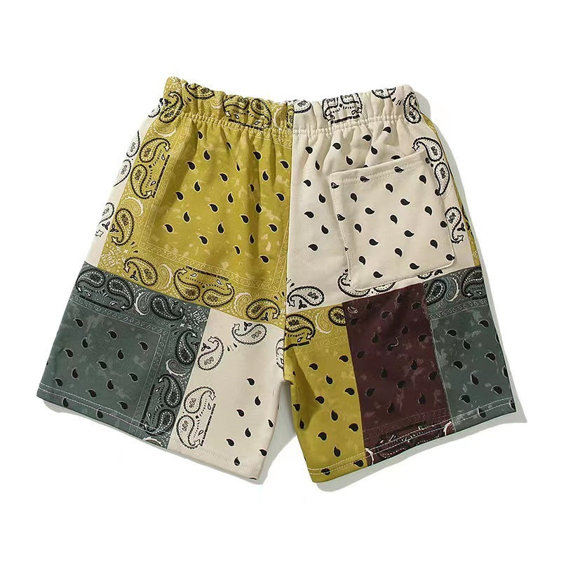 Patchwork Bandana Shorts These