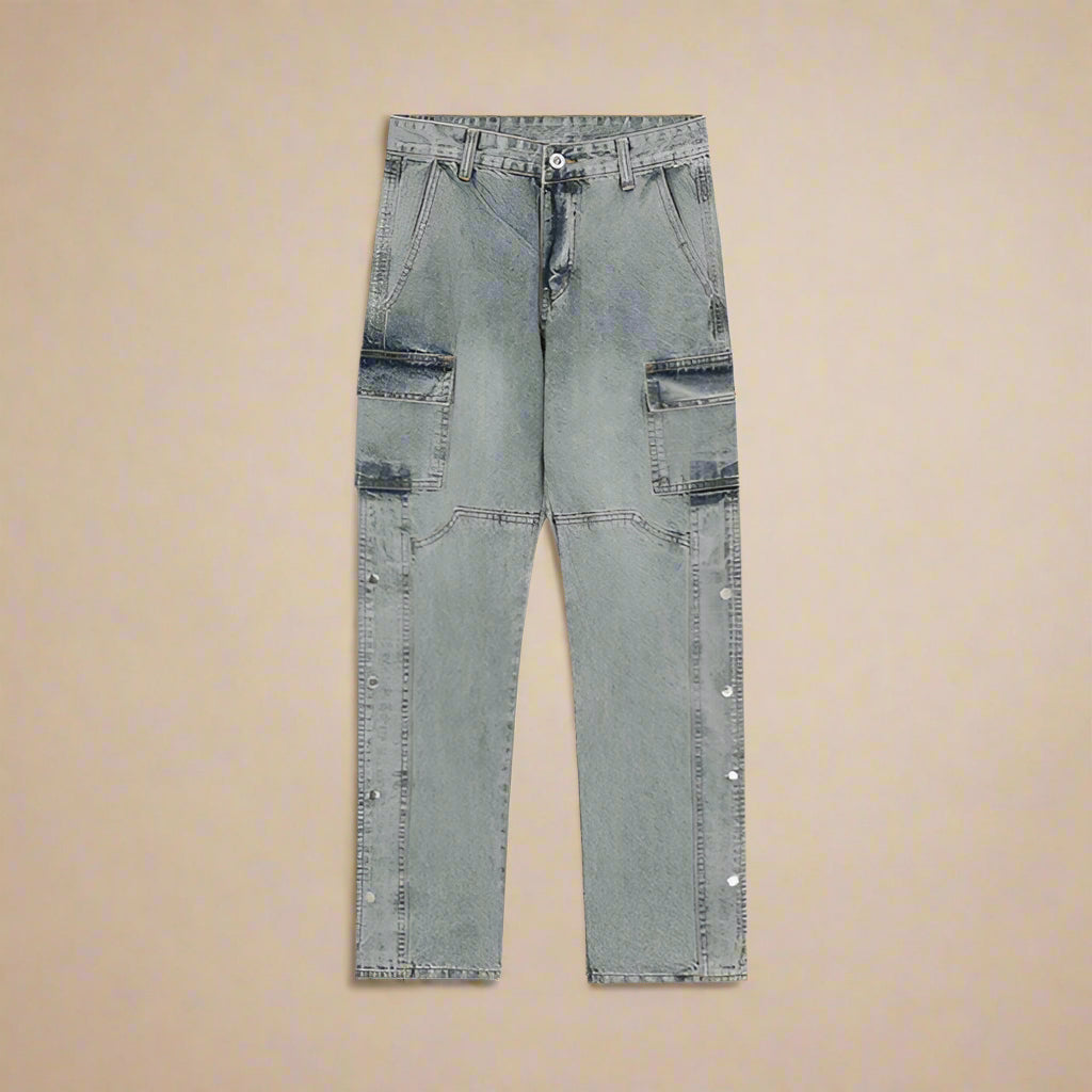 Tailored Edge Slim-Fit Fashion Jeans - RUN THE STREETS COLLABORATIVE