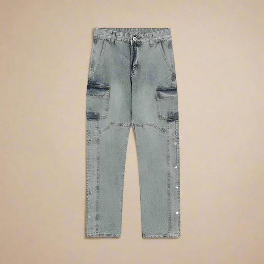 Tailored Edge Slim-Fit Fashion Jeans - RUN THE STREETS COLLABORATIVE