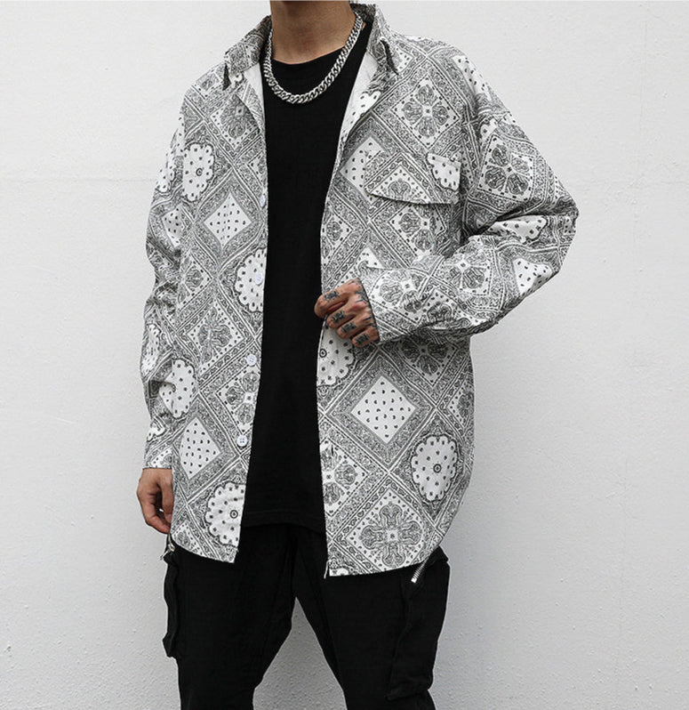 Patchwork Bandana Overshirt