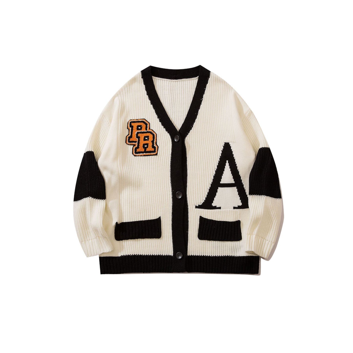 Varsity Letter Patch Cardigan