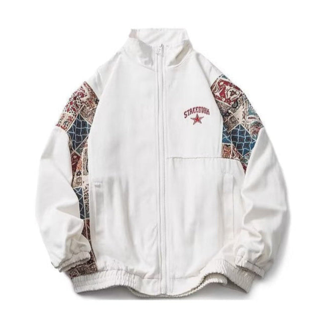 Tapestry Patchwork Track Jacket