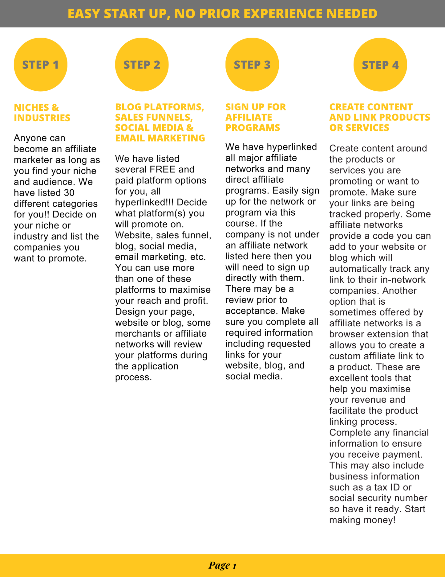 Affiliate Marketing E-Book —Build Relationships, Create Content, Earn Passive Income, Live The Life You Want - RTS Collaborative