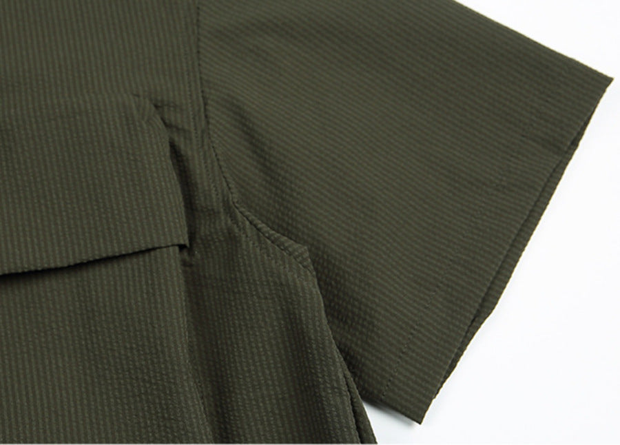 Utility Box-Pocket Short-Sleeve Shirt