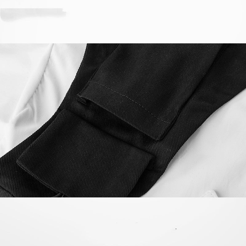 Tactical Strap Panel Short Sleeve Shirt