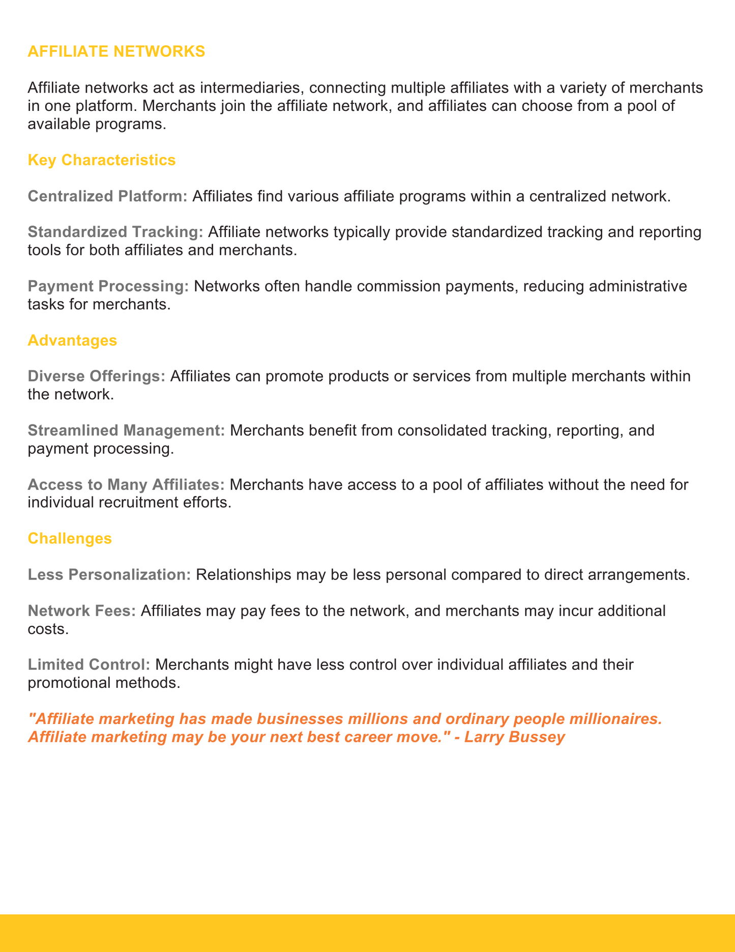 Affiliate Networks and Programs List - RTS Collaborative