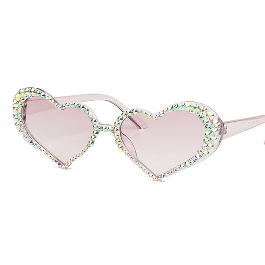 Crystal Heart Sunglasses