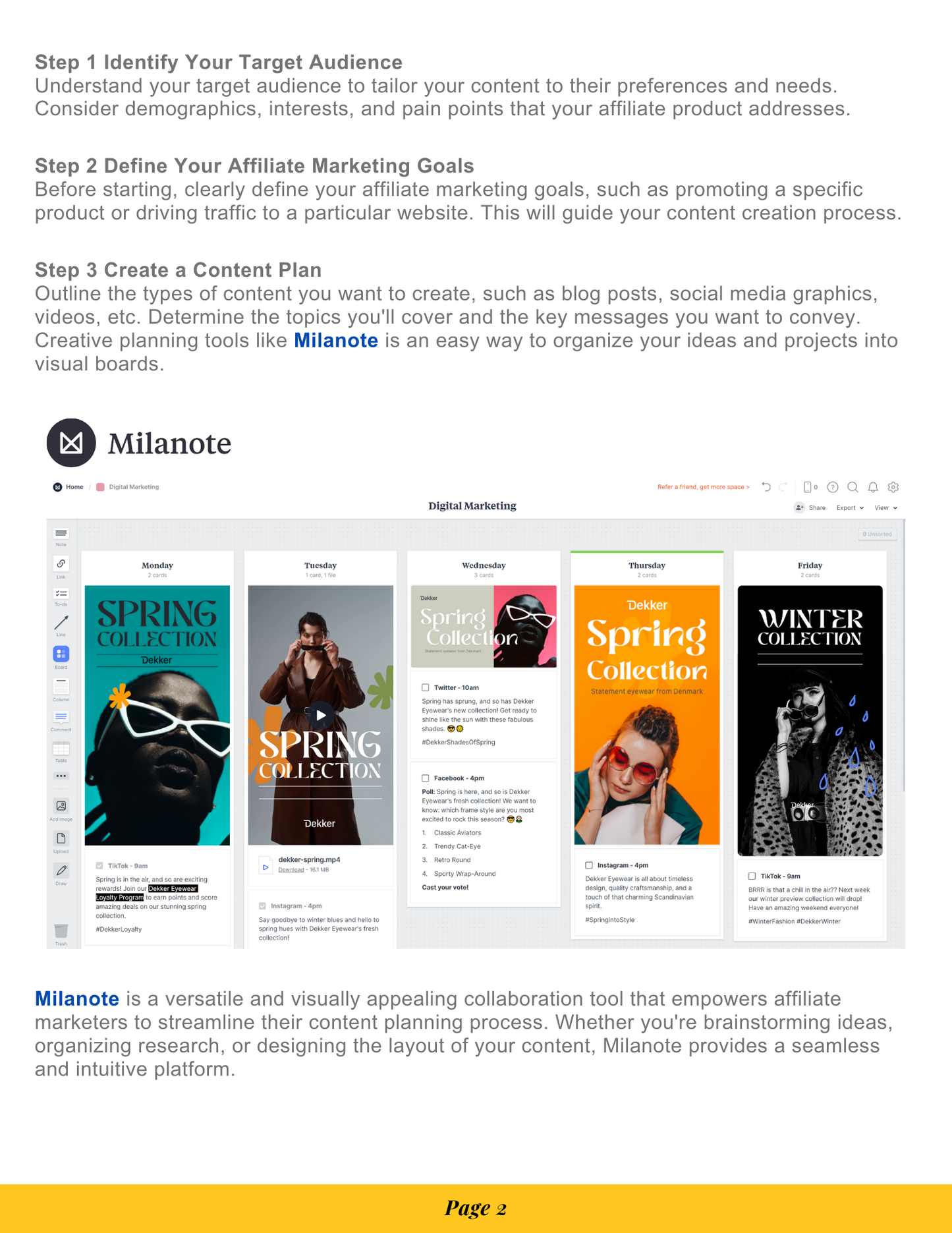 Affiliate Marketing E-Book —Build Relationships, Create Content, Earn Passive Income, Live The Life You Want - RTS Collaborative