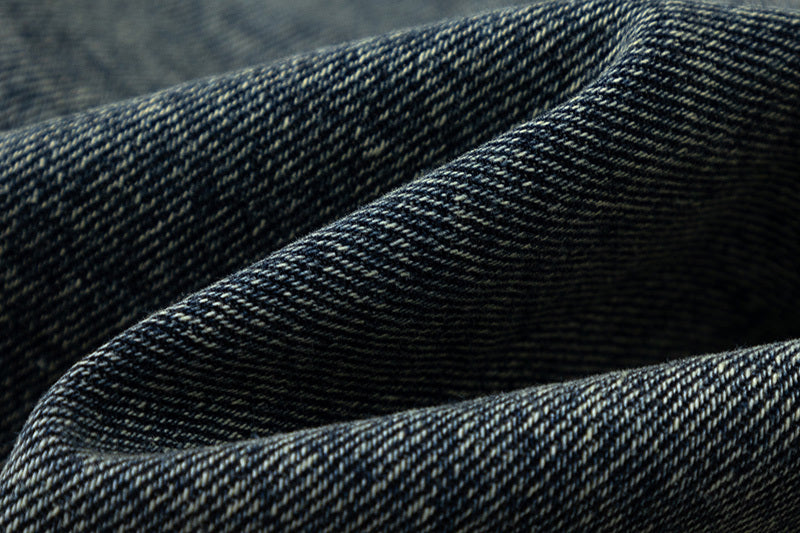 Distressed Denim Trucker Jacket