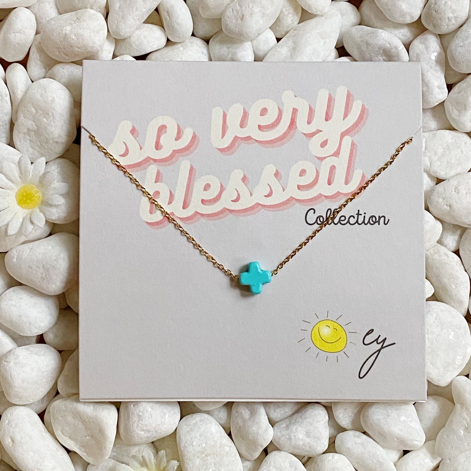 So Very Blessed Cross Necklace - RUN THE STREETS COLLABORATIVE