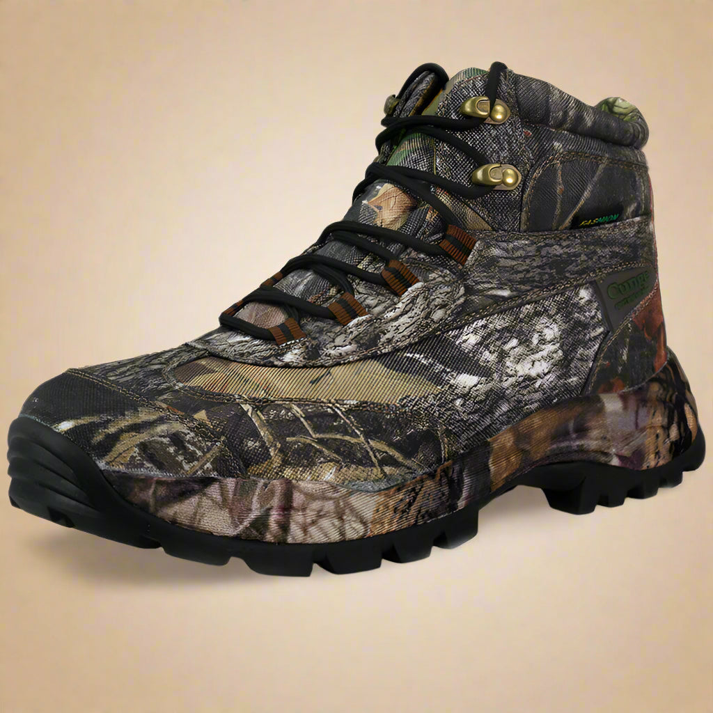 Khaki Digital Camo Hiking Boots - RUN THE STREETS COLLABORATIVE