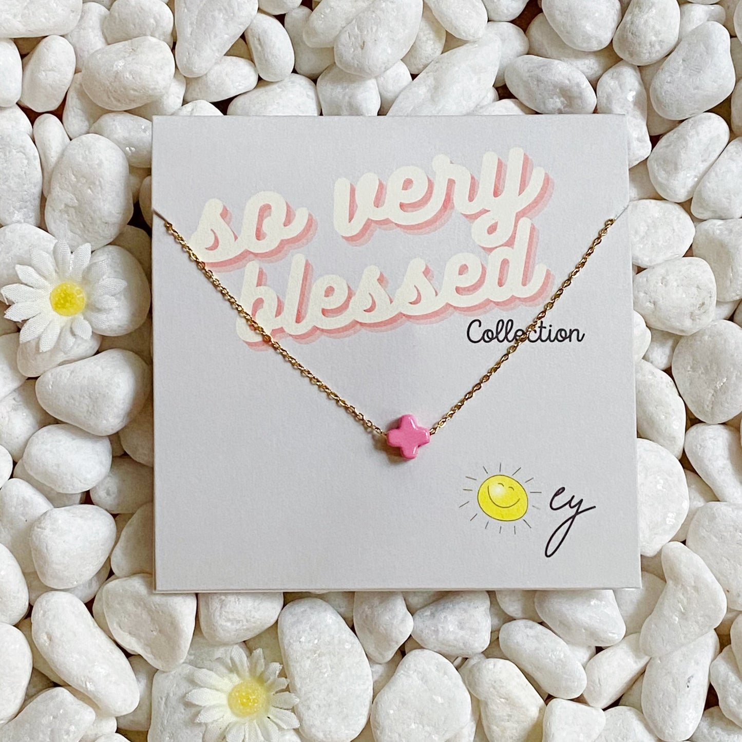 So Very Blessed Cross Necklace - RUN THE STREETS COLLABORATIVE