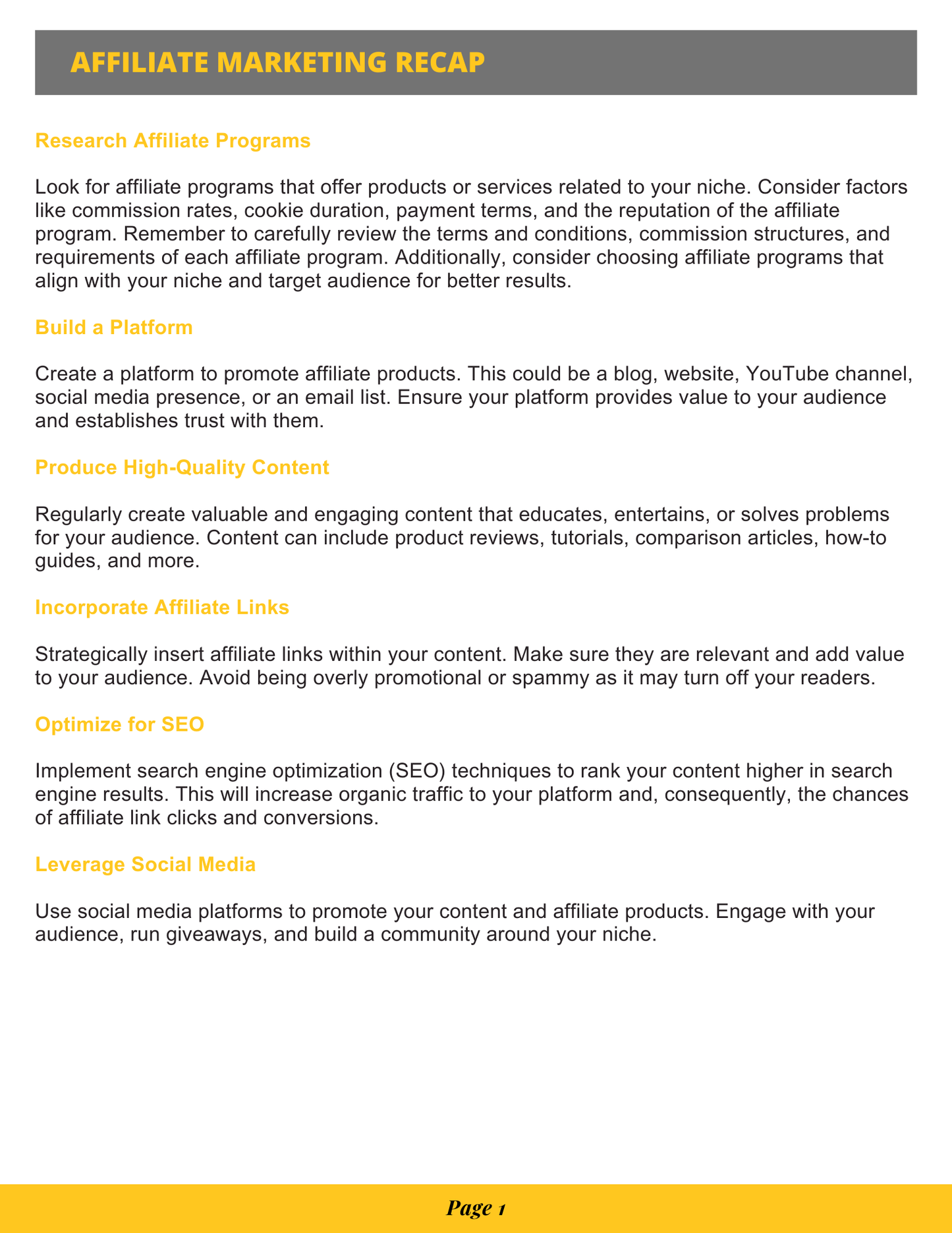 Affiliate Marketing E-Book —Build Relationships, Create Content, Earn Passive Income, Live The Life You Want - RTS Collaborative