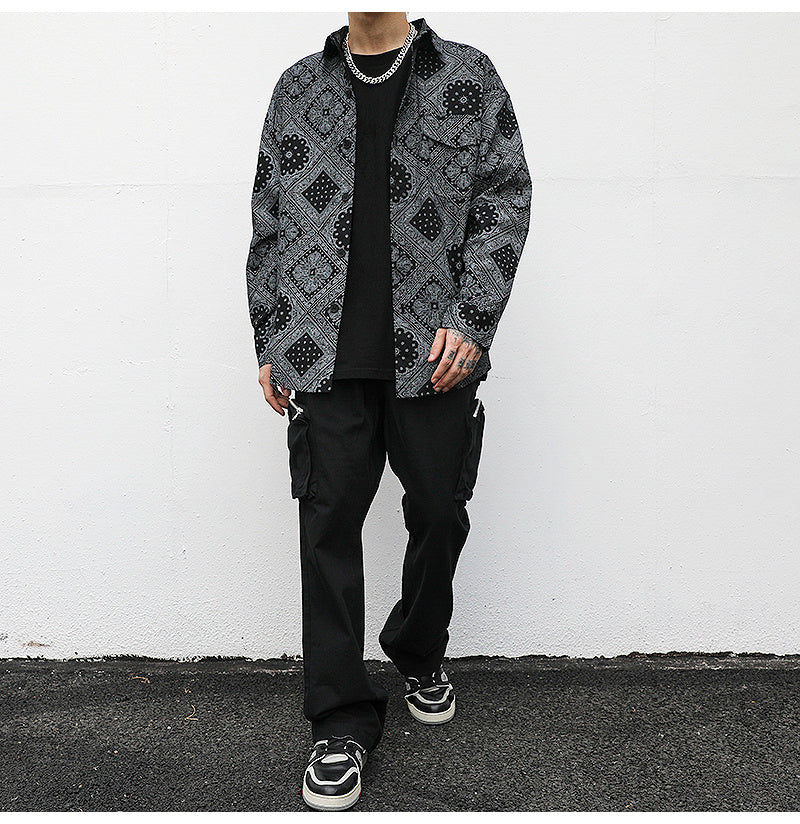 Patchwork Bandana Overshirt