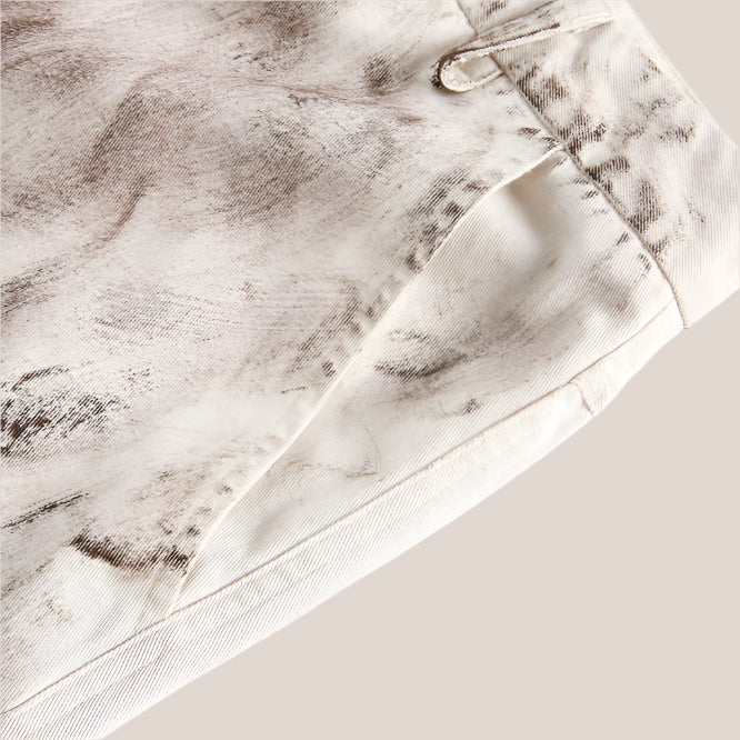 Distressed Dirty Denim Cargo Pocket Shorts - RUN THE STREETS COLLABORATIVE