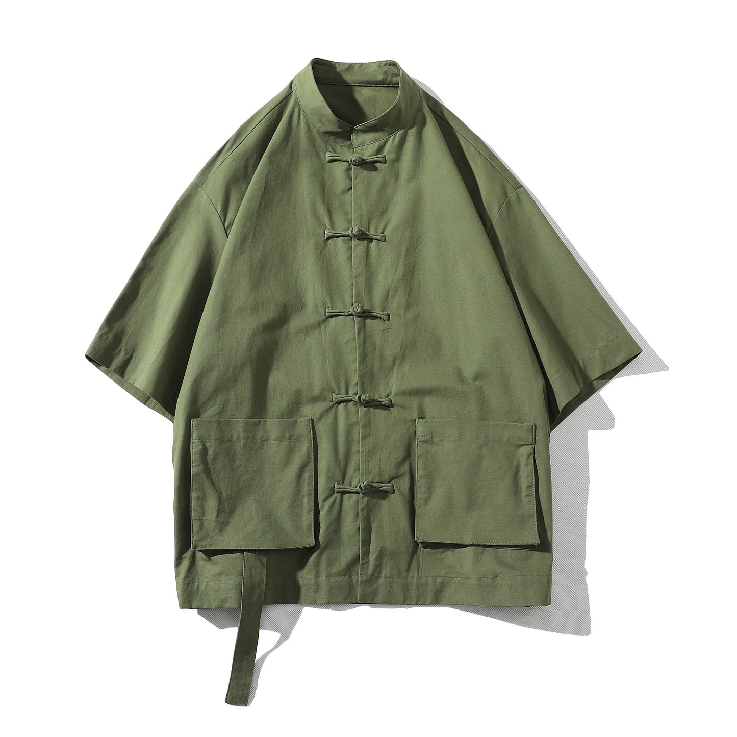 Frog-Closure Utility Overshirt (Short Sleeve)