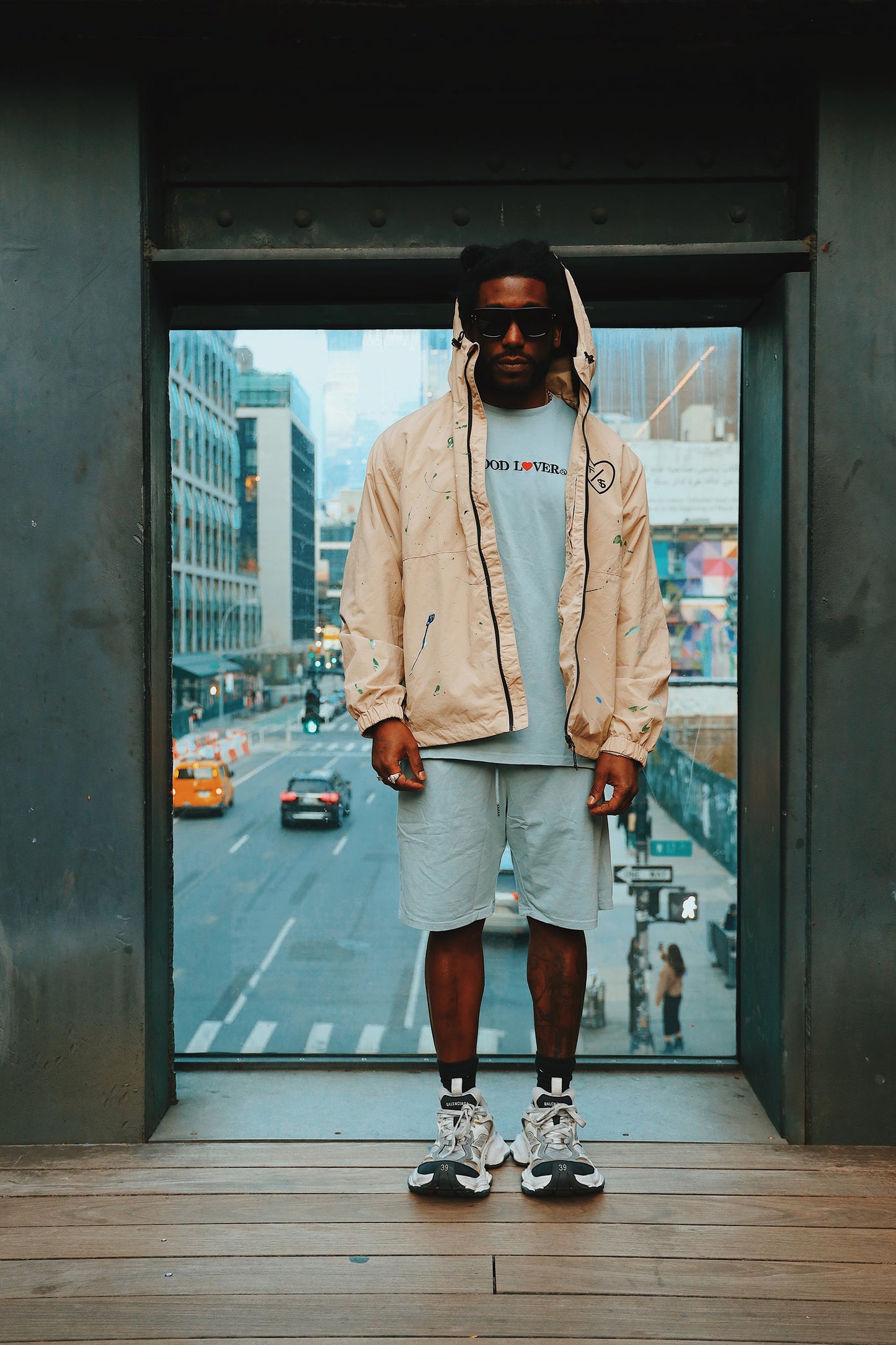 Hood Lover (Vintage Denim - Oversize Shirt) - RUN THE STREETS COLLABORATIVE