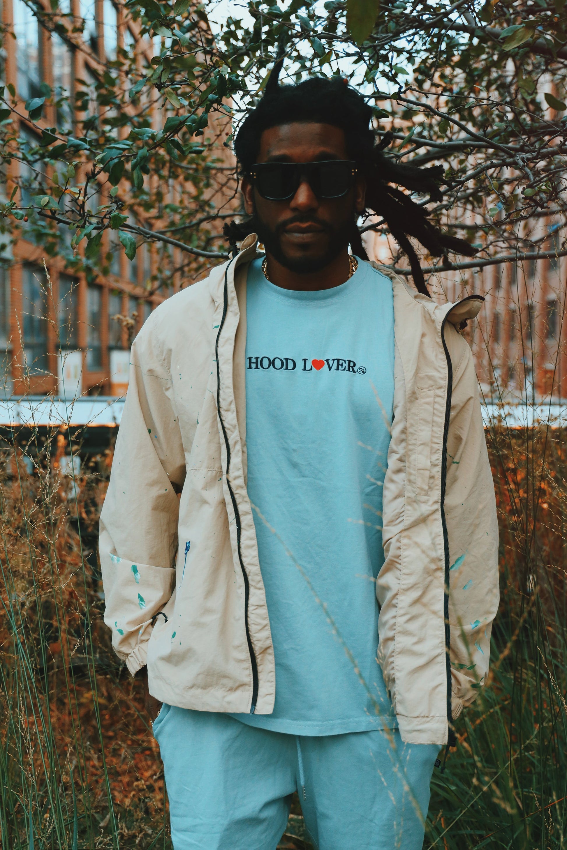 Hood Lover (Vintage Denim - Oversize Shirt) - RUN THE STREETS COLLABORATIVE