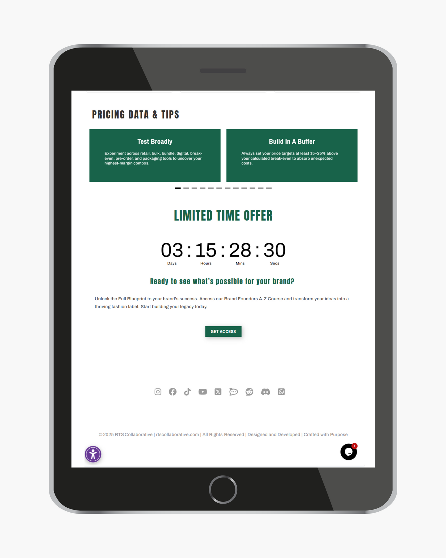 Plug, Price & Profit Turnkey Landing Page Template š šµ š