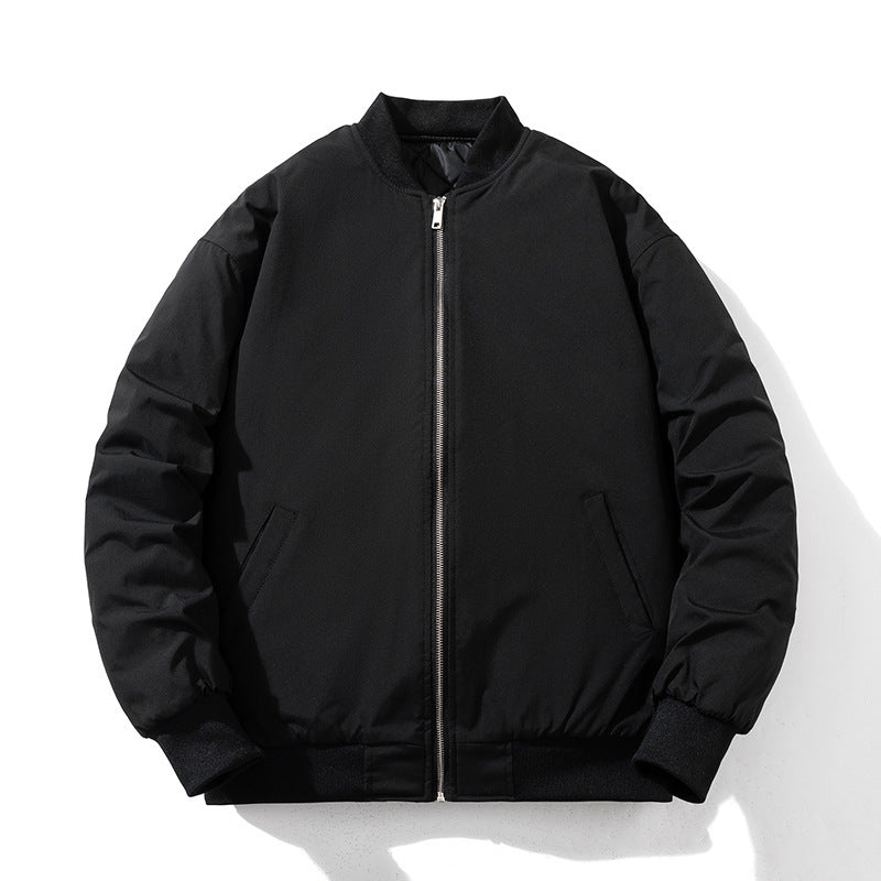 Tapestry-Panel Quilted Bomber Jacket