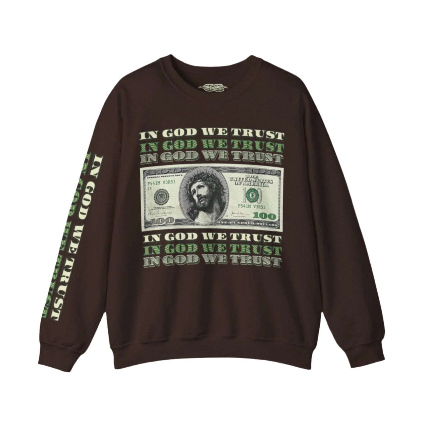 In God We Trust  Crew Sweatshirt - RTS Collaborative