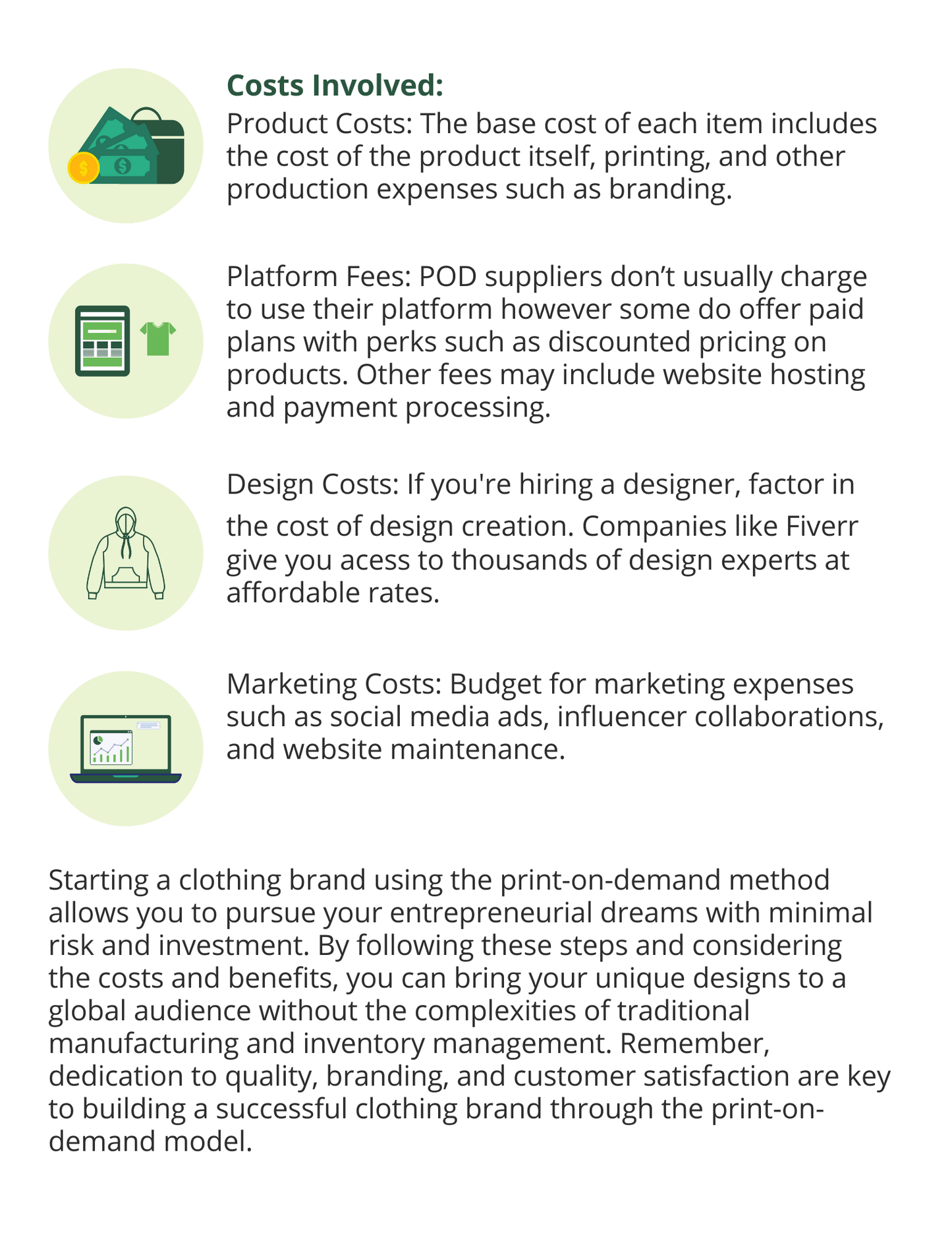 Start a Clothing Brand Using The POD Method E-Book — Build Your Brand No Inventory Low Startup Limited Risk - RTS Collaborative