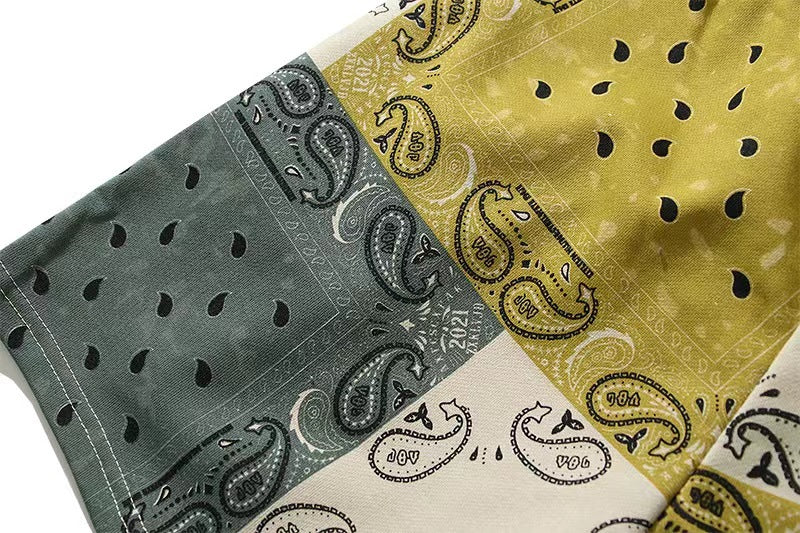 Patchwork Bandana Shorts These