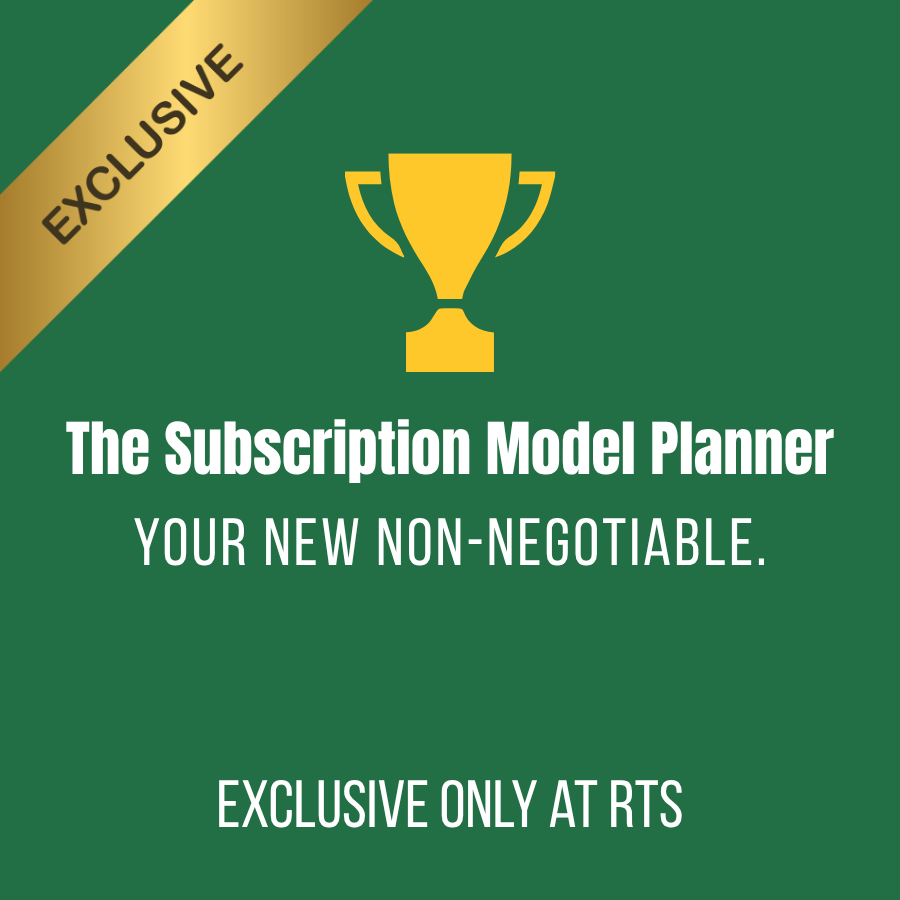 🏆 Subscription Model Planner MRR (Monthly Membership)
