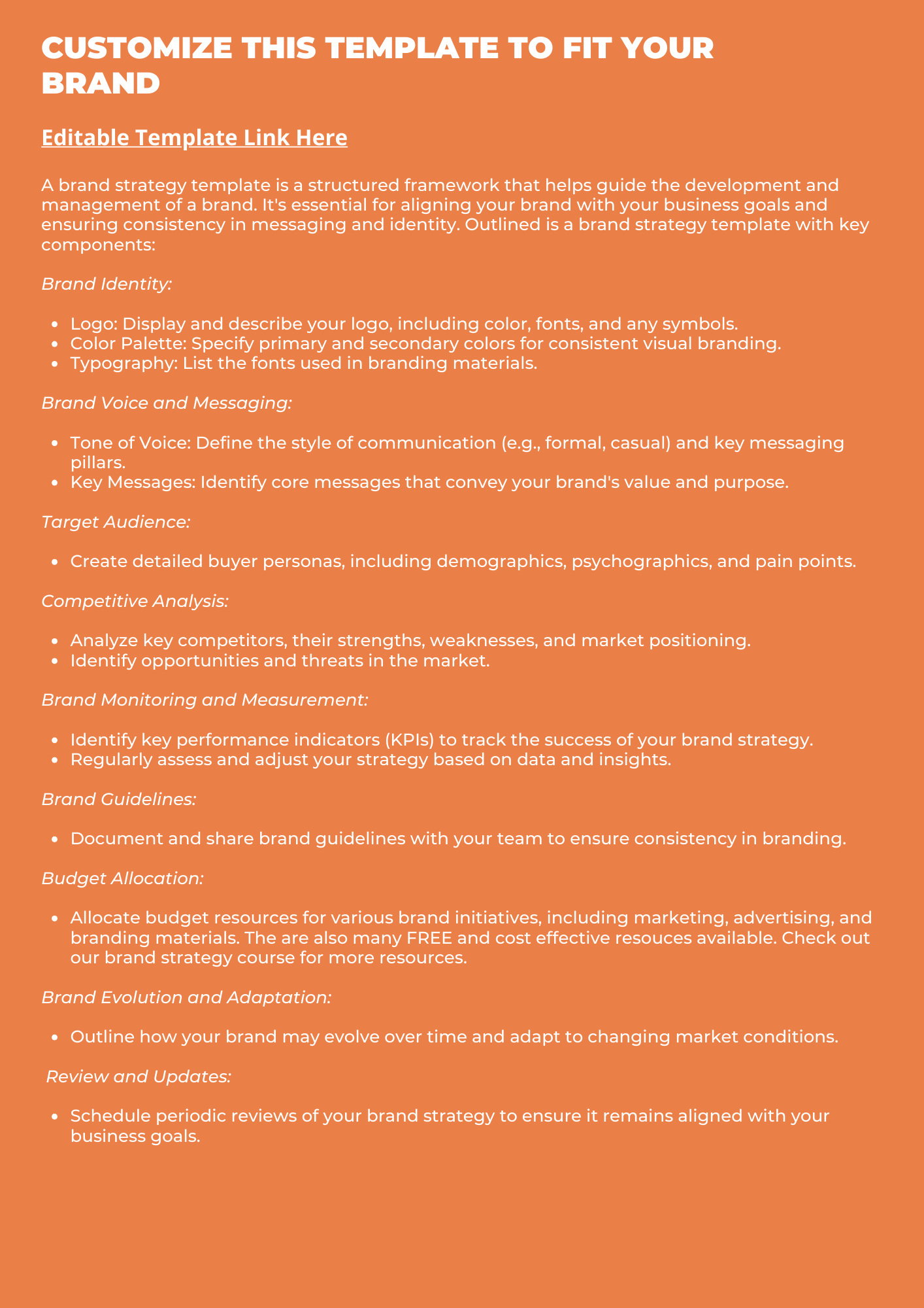 Brand Strategy Template - RTS Collaborative