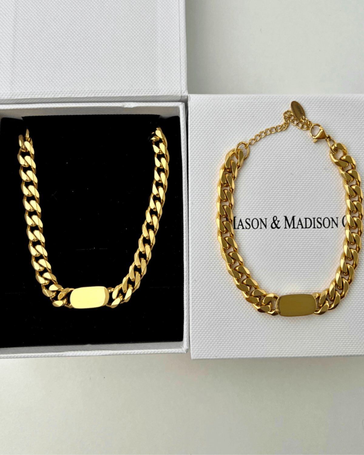 MASON CHUNKY CHAIN™ Gold Bundle Set - To Be Elegant - RUN THE STREETS COLLABORATIVE