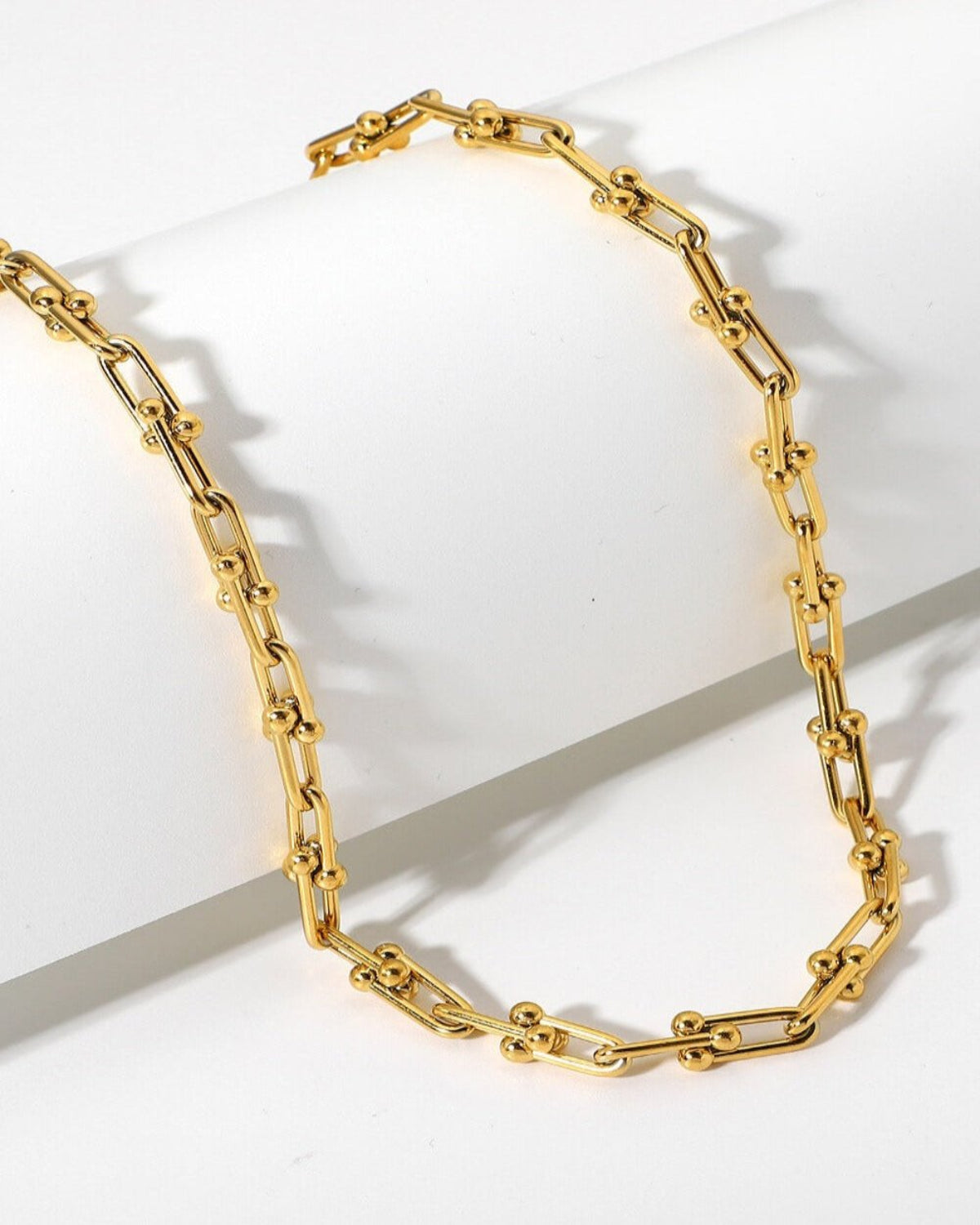 Gold Link Chain Necklace Jewelry - RUN THE STREETS COLLABORATIVE
