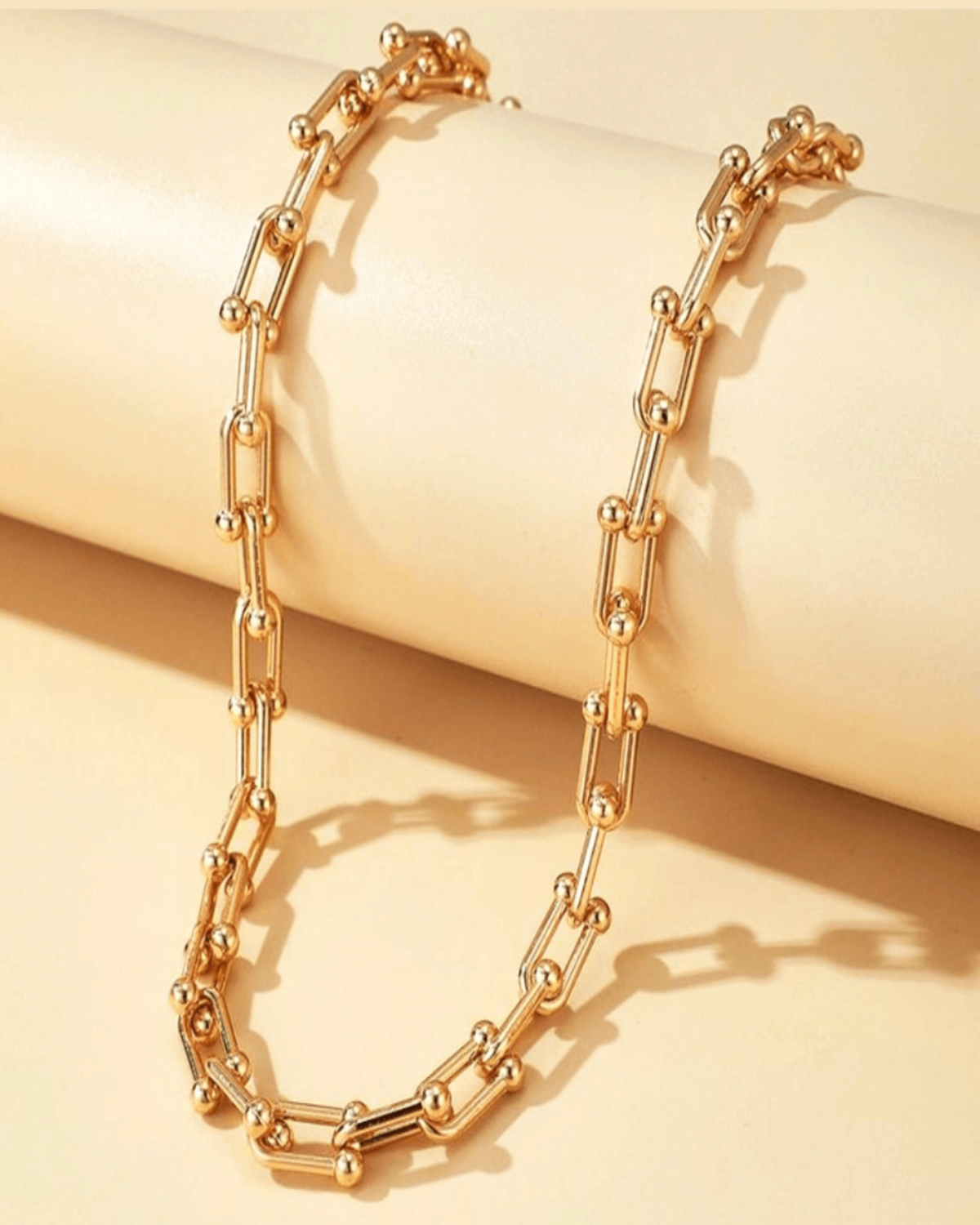 Gold Link Chain Necklace Jewelry - RUN THE STREETS COLLABORATIVE
