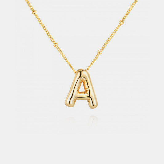 Initial Letter Pendant Necklace - RTS Collaborative