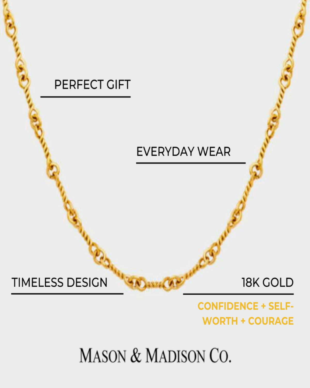 Gold Rope Link Chain Necklace Bracelet Bundle Set - RUN THE STREETS COLLABORATIVE