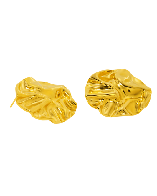 Elegant Textured Stud Earrings - RUN THE STREETS COLLABORATIVE