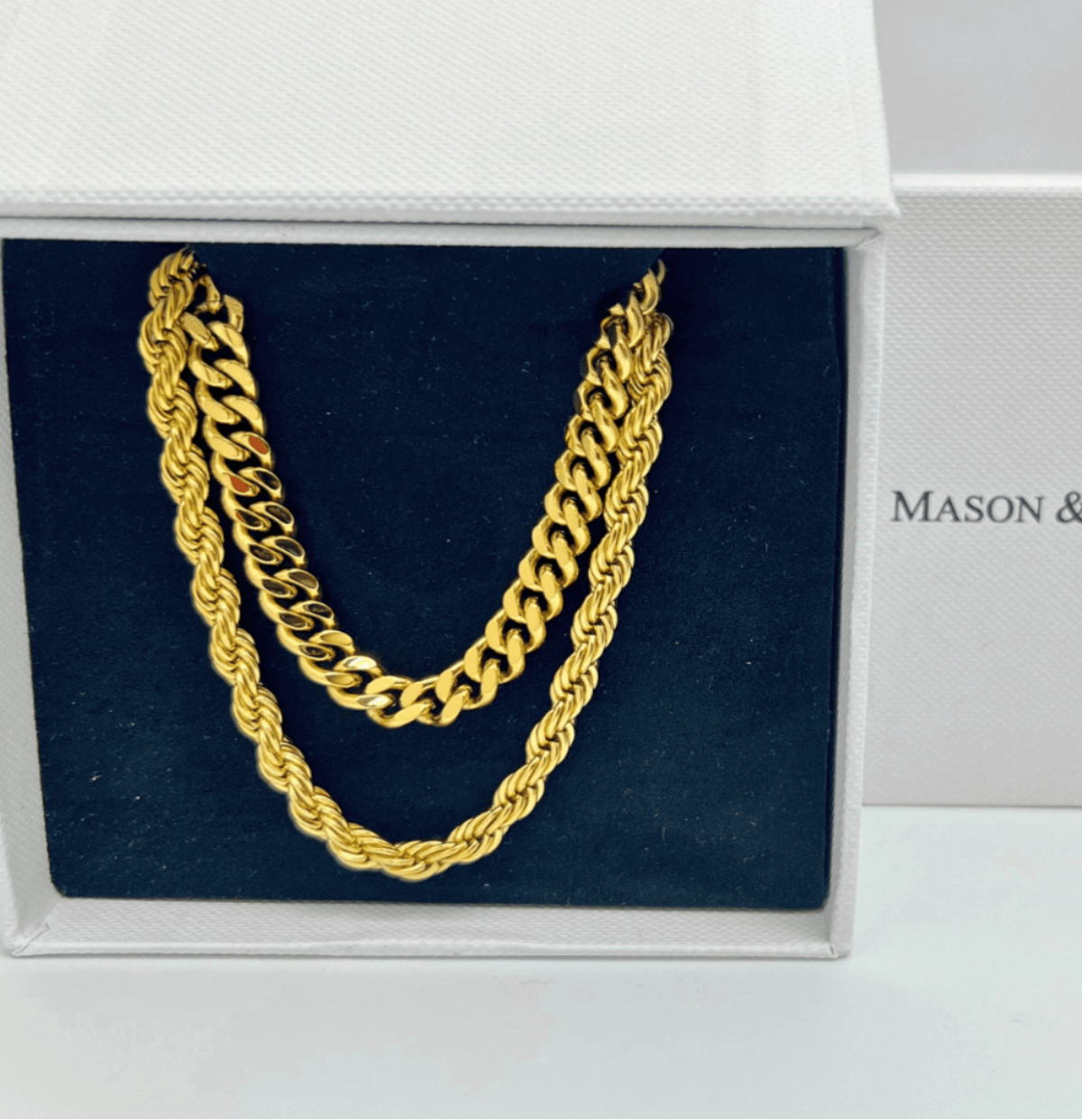 Cable Chain + Rope Chain Stack Bundle - RUN THE STREETS COLLABORATIVE