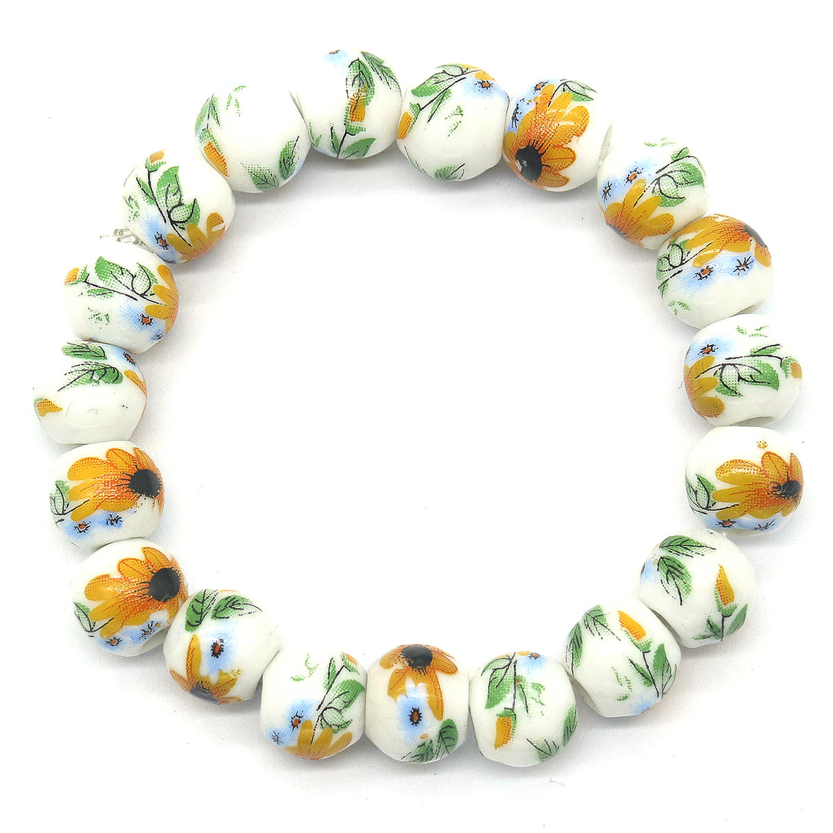 Sun Flower Adjustable Stretch Bracelet - RUN THE STREETS COLLABORATIVE