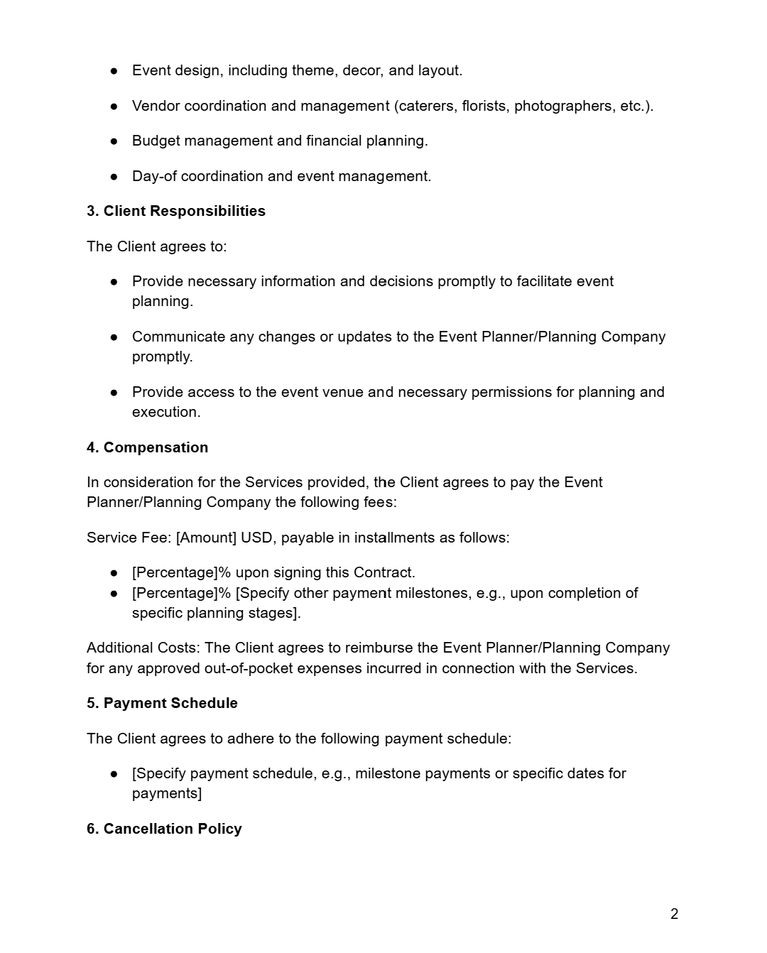 Event Planner Contract - RUN THE STREETS COLLABORATIVE
