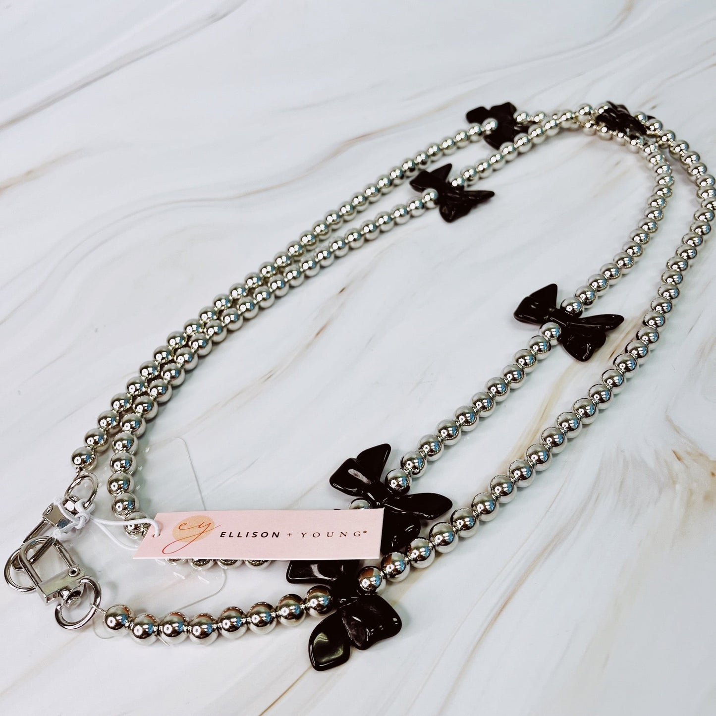 Bows And Beads Crossbody Phone Lanyard - RUN THE STREETS COLLABORATIVE