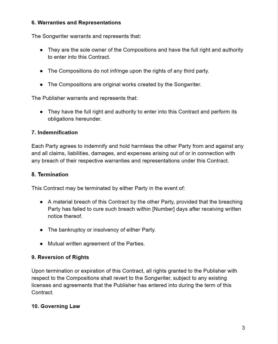 Music Publishing Contract - RUN THE STREETS COLLABORATIVE