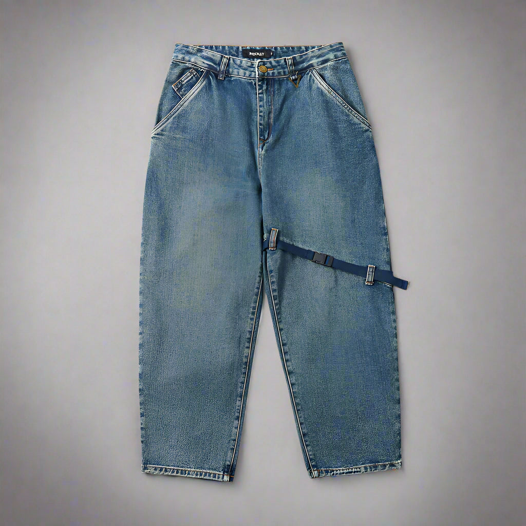 Retro Overalls Jeans
