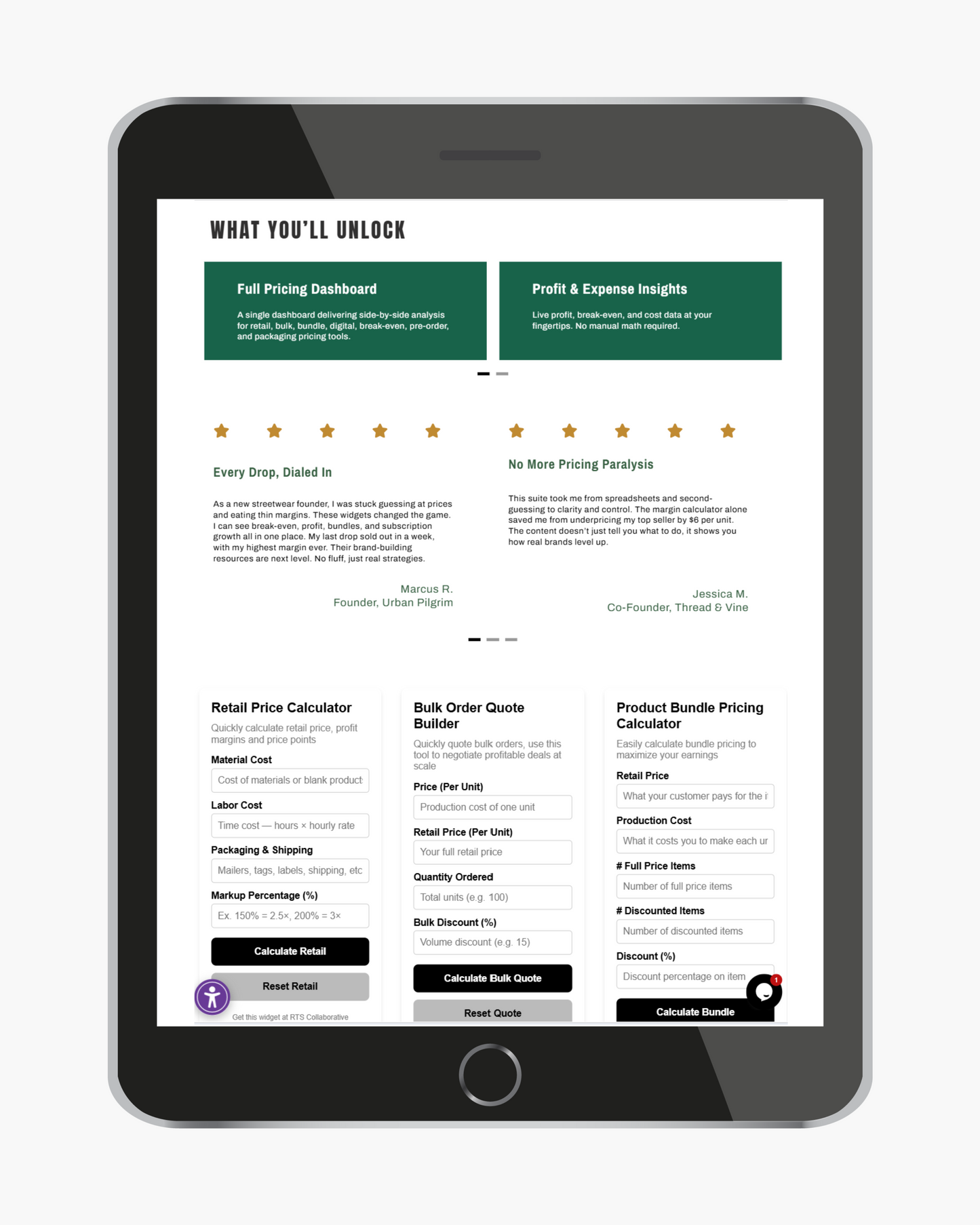 Plug, Price & Profit Turnkey Landing Page Template š šµ š