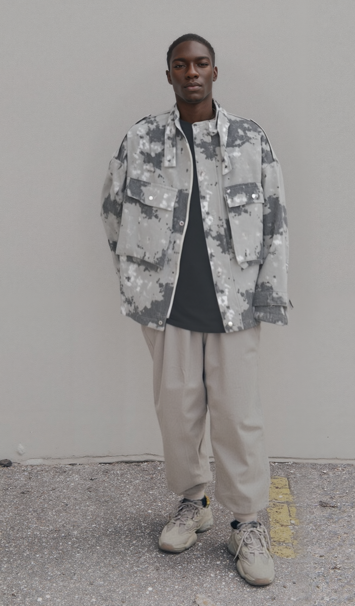 Stone Cloud Camo Jacket - RUN THE STREETS COLLABORATIVE