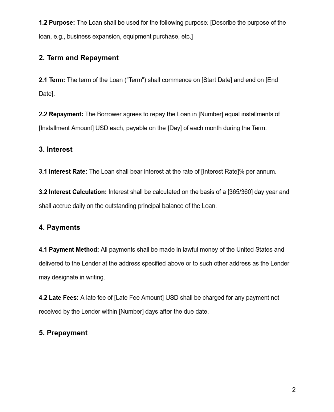 Term Loan Agreement - RUN THE STREETS COLLABORATIVE