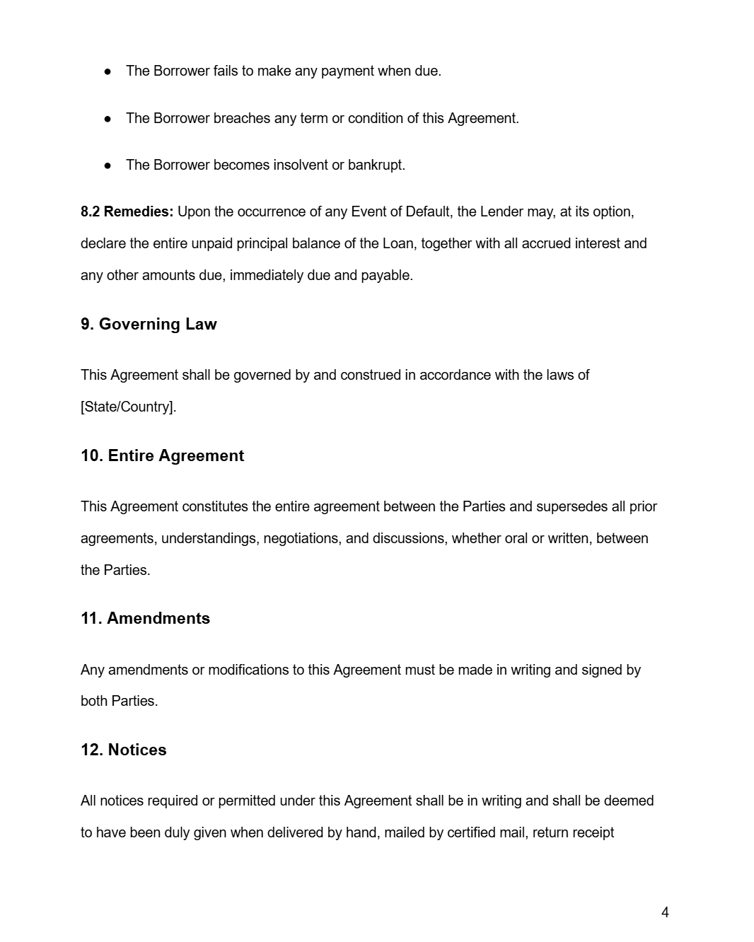 Term Loan Agreement - RUN THE STREETS COLLABORATIVE