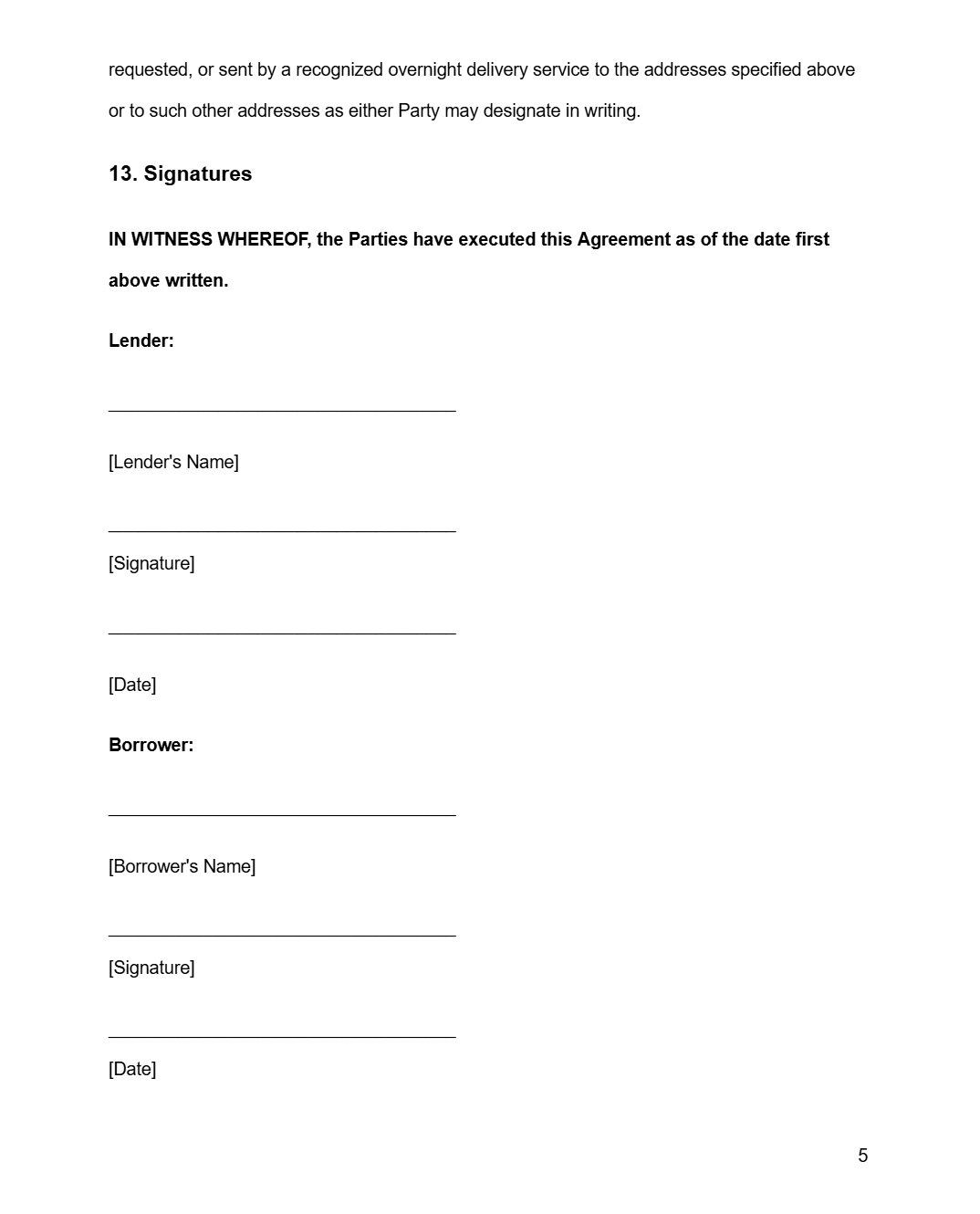 Term Loan Agreement - RUN THE STREETS COLLABORATIVE