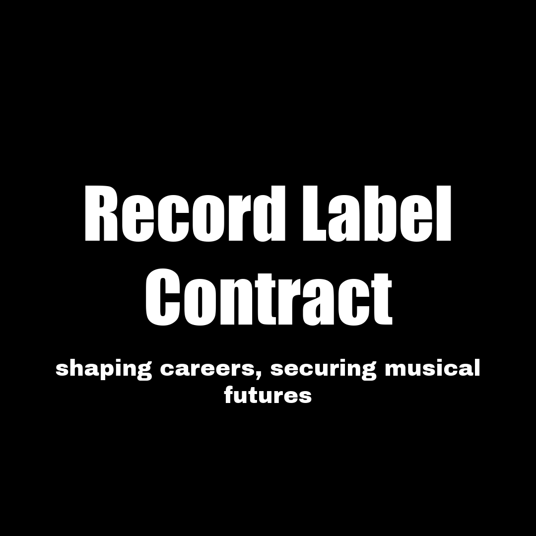 Record Label Contract - RUN THE STREETS COLLABORATIVE
