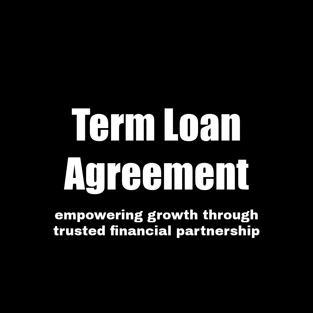 Term Loan Agreement - RUN THE STREETS COLLABORATIVE