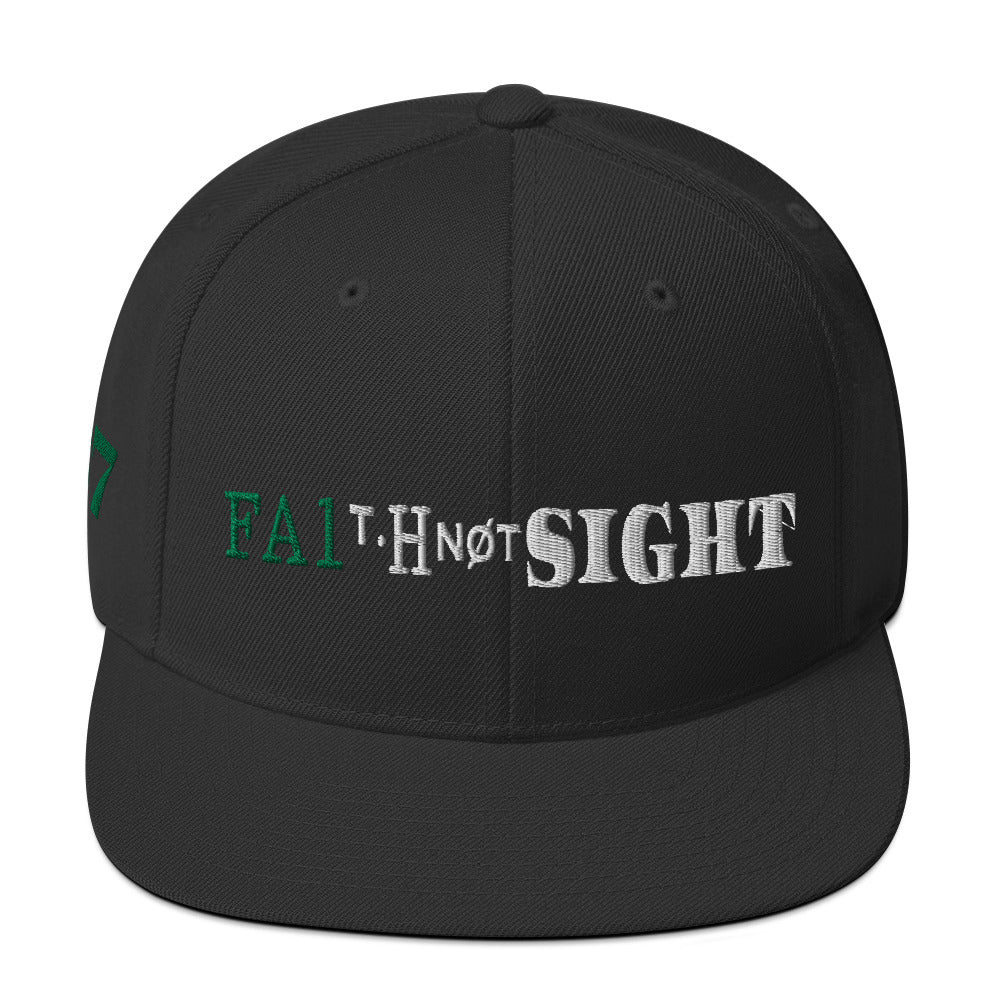 Faith Not Sight Snapback Hat - RTS Collaborative