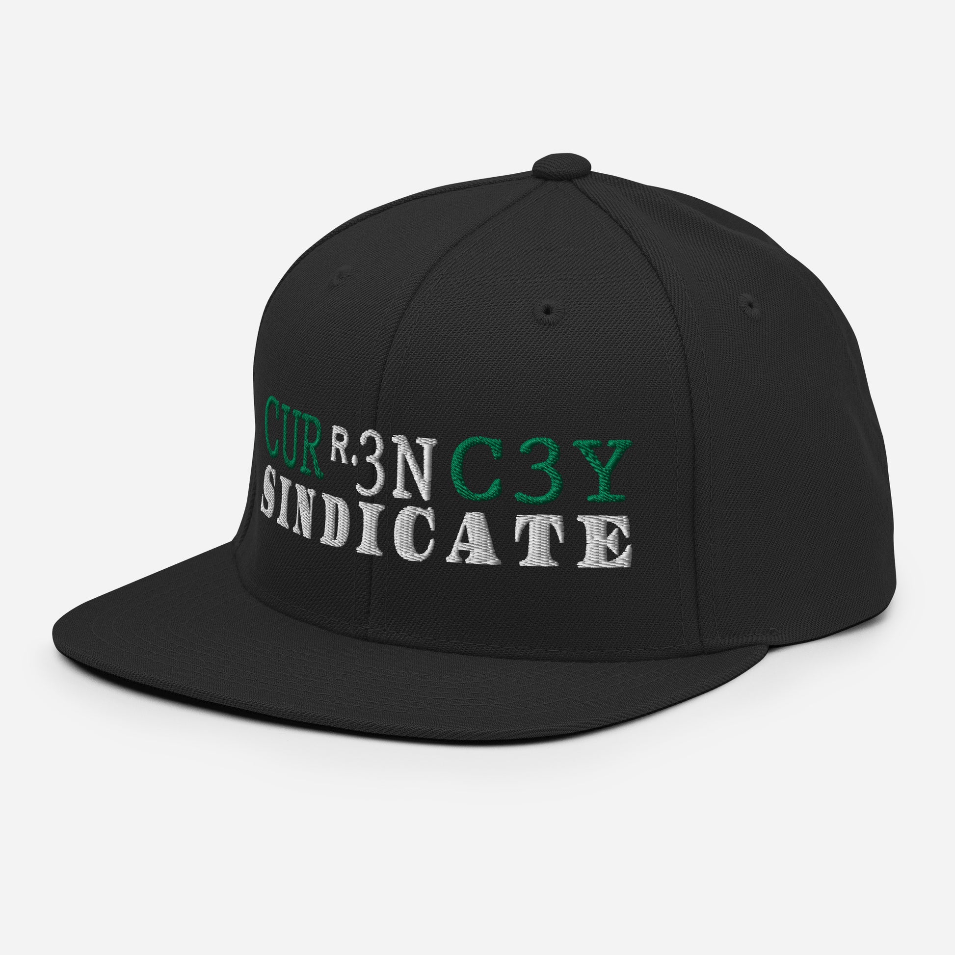 Currency Type Snapback Hat - RTS Collaborative